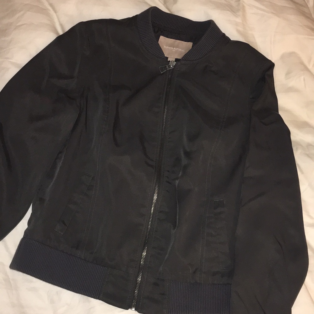 Gray Bomber Jacket - image 1